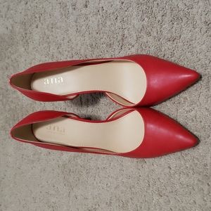 Red A.N.A. Pumps
